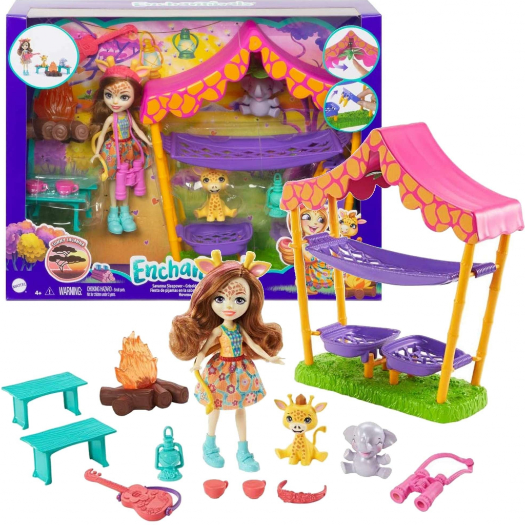 Mattel Enchantimals ideme táboriť herný set