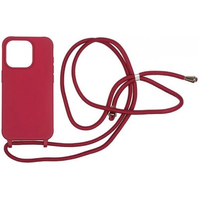 Mobile Origin Lanyard Case Cherry iPhone 15 Pro LYC-S-CHR-15PRO