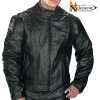 XELEMENT SPEEDSTER CLASSIC - pánská černá kožená moto bunda - 5XL - doprava zdarma