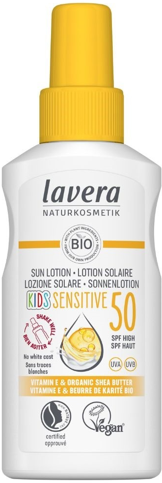 Lavera opaľovací spray pre deti Sensitiv SPF50 100 ml