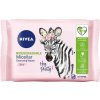 Nivea Micellar Biodegradable Micelárne čistiace pleťové obrúsky 3v1 25 ks