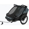 Príves za bicykel pre 2 osoby Thule Chariot Cab dark slate
