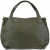 NovaKabelka.sk Tea Verde kožená talianska crossbody kabelka zelená