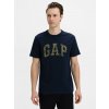 GAP Tričko GAP logo v-ss camo arch Tmavomodrá XS