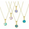 Swarovski e. zlatá retiazka Lady Night sen6112
