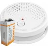 Požární hlásič a detektor kouře F4 alarm EN14604, včetně baterie s životností až 10 let.