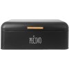 Orion Plechový box na pečivo BLACK, 42 x 24 x 16,5 cm