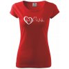 Borderská kólia EKG Pure Dámské tričko Červená