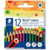 Farebné ceruzky, sada, šesťhranné, krátke, STAEDTLER 