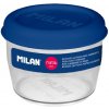 Box na potraviny okrúhly MILAN Tritan (nata 624 series) 0,5 L - modrý