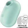 Satisfyer Pro To Go 2 - akumulátorový, vzduchový klitoriálny stimulátor (mätový)