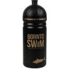 Láhev na pití BornToSwim Shark Water Bottle Čierno/zlatá + výmena a vrátenie do 30 dní s poštovným zadarmo