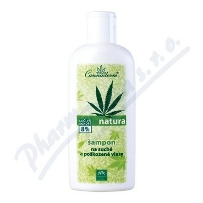 Cannaderm Natura šampón na suché vlasy 200 ml