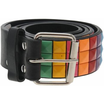 Pulp 3 Row Stud Belt Sn54 Black/Rainbow