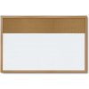 Jansen Display Combi Board whiteboard / korok 60 × 90 cm, biela