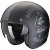 Prilba Scorpion Belfast EVO Spade Matt Black Silver Veľkosť: XXL (63-64 cm)