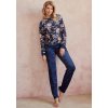 Piżama Taro Venus 3059 dł/r Velour S-XL Z24 tmavě modrá - vzor M