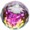 Nefertitis Guľa Feng Shui brúsený krištáľ dúhový Multicolor XL NF4888 - 50 mm