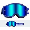 LS2 Helmets LS2 CHARGER GOGGLE BLUE WITH IRIDIUM VISOR