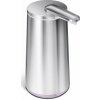 Sivý automatický oceľový dávkovač mydla 266 ml - simplehuman