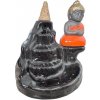Ancient Wisdom Stojan na backflow vonné kužele oranžový Budha 1 ks