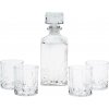 EXCELLENT KO-YE7300760 Whiskey set karafa + poháre sada 5 ks krištáľové sklo 0,9 L