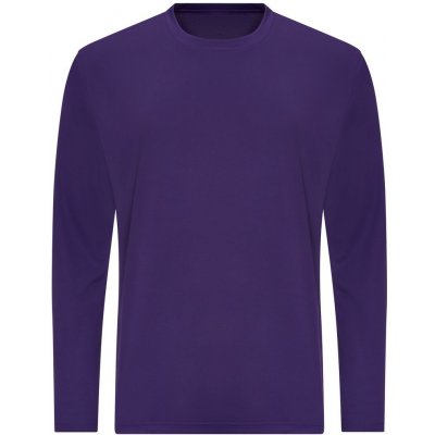 Just Cool pánske športové tričko s dlhým rukávom Cool T fialové