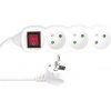 Emos P1310R Predlžovací kábel 10m 3x1,5mm 3 zásuvky + vypínač