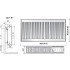 PURMO Radiátor C22 450/800 (PURMO C22 450/800)