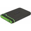 TRANSCEND 4TB StoreJet 25M3C SLIM, 2.5”, USB-C (3.1 Gen 1) Externí Anti-Shock disk, tenký profil, šedo/zelený (TS4TSJ25M3C)