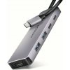 Replikátor portov AXAGON HMC-5H60 5-in-1 Hub, USB-C 5Gbps, 2x USB-A, 1x USB-C, HDMI 4k/60Hz, PD 100W, USB-C cab 15cm (HMC-5H60)