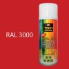 Farba v spreji akrylová TECH RAL 3000 lesklá 400 ml