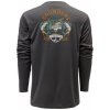 Grundéns Funkčné UV Tričko Tuna Tattoo LS Tech Tee Anchor - XXL