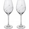 Sklenice na víno Swarovski modern 2 x 360 ml