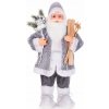 Dekorácia MagicHome Santa stojaci s lyžami 60 cm
