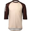 POC MTB Pure 3/4 Jersey Light Sandstone Beige/Axinite Brown - S
