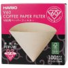 HARIO Misarashi V60-02 100 ks. hnedé - papierové filtre na kávu