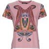 Desigual Tričká s krátkym rukávom FLOWER Ružová