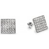Náušnice číre so Swarovski Elements Kingdom Studs KFM6C Krystal