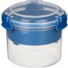 Sistema Box na jogurt a müsli 2 komory+lyžica 530 ml Modrá