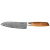 G21 Nôž Gourmet Damascus 17 cm, Santoku, rukoväť zebrawood PE6002232