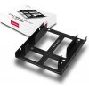 AXAGON RHD-225, kovový rámeček pro 2x 2.5'' HDD/SSD do 3.5'' pozice, montáž ventilátoru
