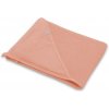 Detská froté osuška s kapucňou New Baby Comfortably 100x100 cm pink