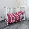 Sablio Mikroplyšové detské obliečky do postieľky Striedajúce ružové pletenie - 100x135 / 40x60