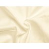Smetanové saténové prostěradlo 240x230 plachta bez gumy - Brotex