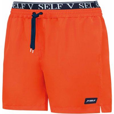 Self pánské plavky SM25-26 Summer Shorts neonově oranžové