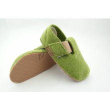 Pegres Barefoot filcové papuče BF02 zelená