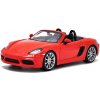 Bburago Porsche 718 Boxster 1:24 oranžový
