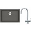 Súprava granitový drez Franke Maris 125.0687.258, kuchynská batéria Franke Eos 120.0179.979