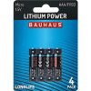 BAUHAUS Lithium Power Batéria FR03, AAA, lítiová, 1,5 V, 232-858791
